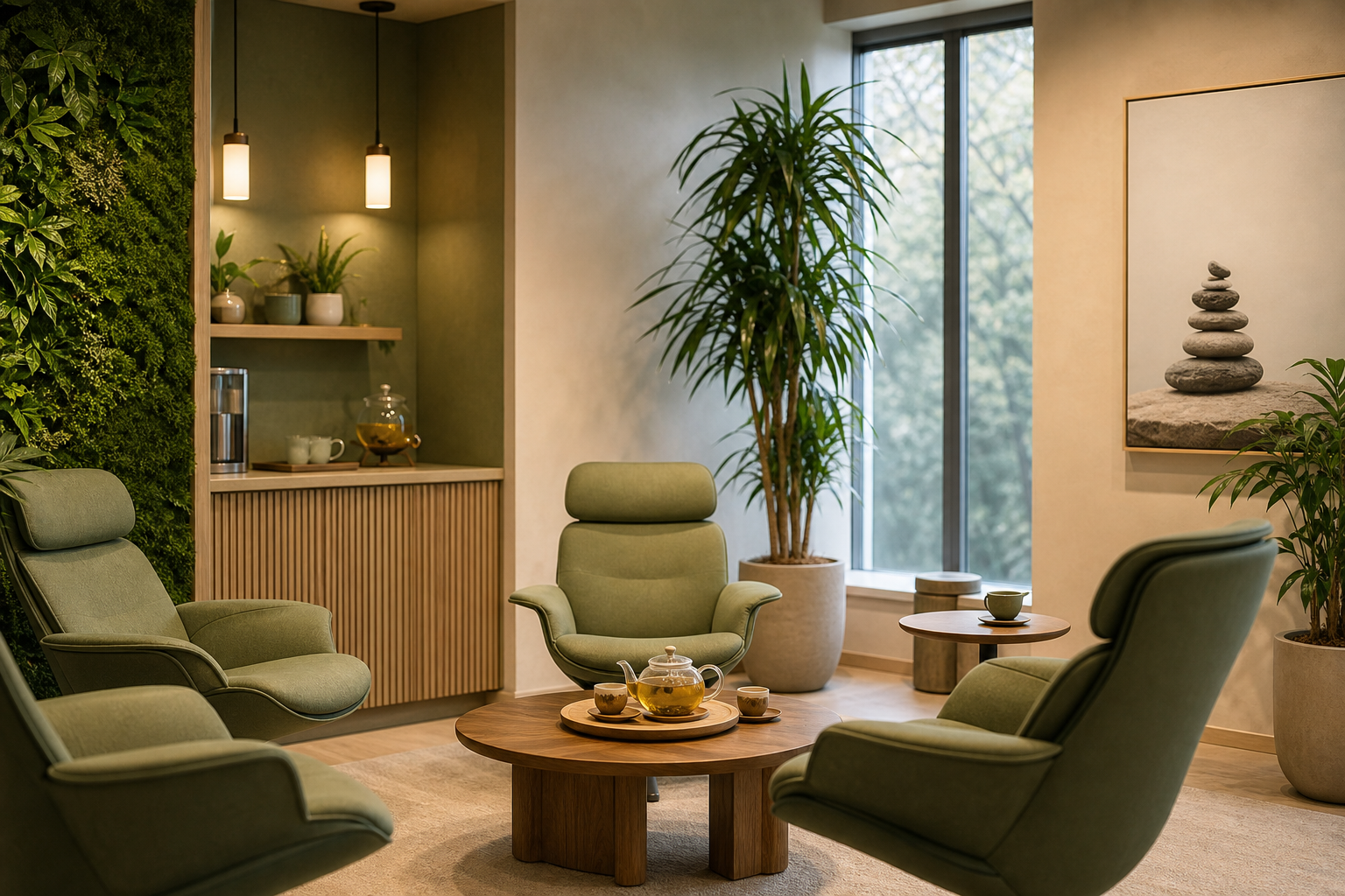 Quiet reset lounge by Removalclean in Auckland